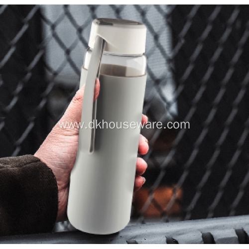 Portable Travel Mug Glass Water Bottle with Sleeve